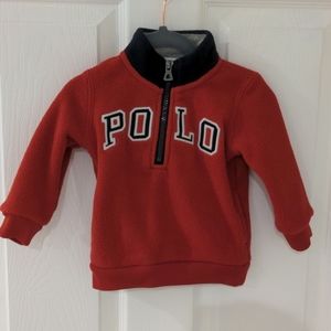 Ralph lauren baby red fleece